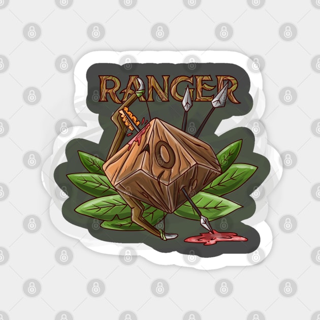 Ranger Dice Funny Dungeons And Dragons DND D20 Lover Sticker by Bingeprints